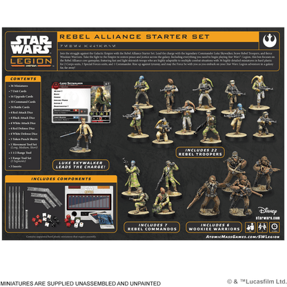 Star Wars Legión: Rebel Alliance Starter Set - Juegos de mesa - Adani Store