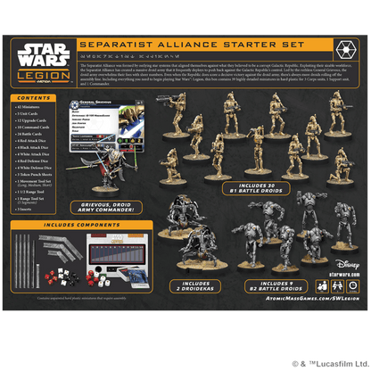 Star Wars Legión: Separatist Alliance Starter Set - Juegos de mesa - Adani Store