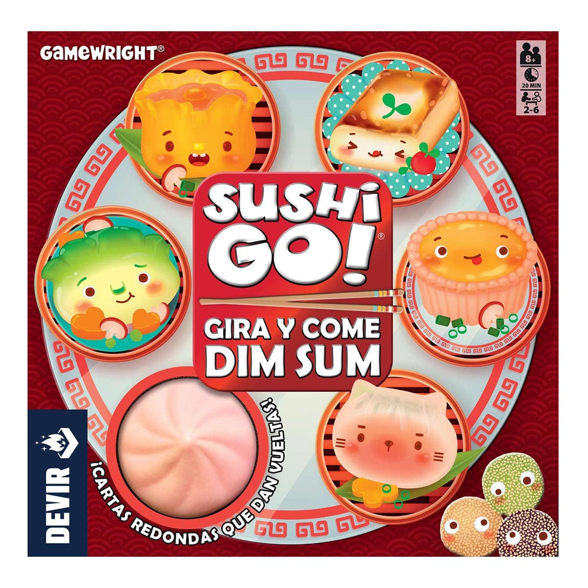 Sushi Go!: Gira y come dim sum - Juegos de mesa - Adani Store