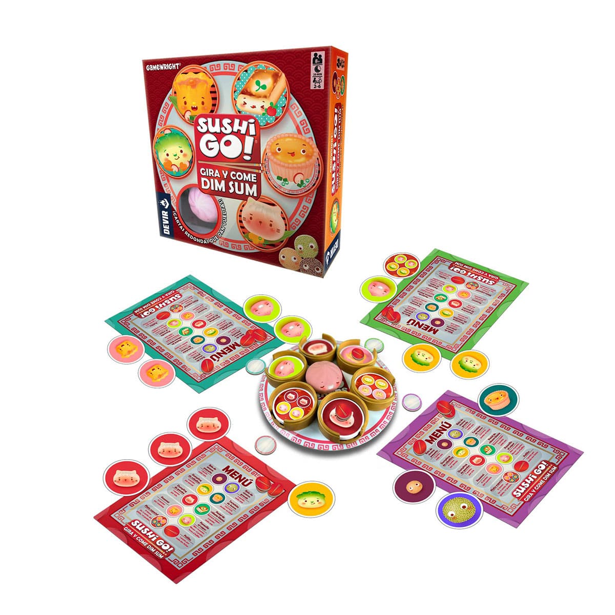 Sushi Go!: Gira y come dim sum - Juegos de mesa - Adani Store