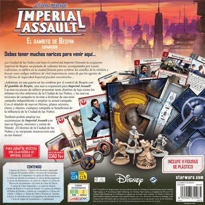 Star Wars Imperial Assault: El Gambito de Bespin