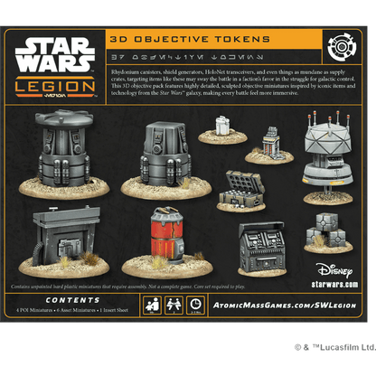 Star Wars Legión: 3D Objective Tokens