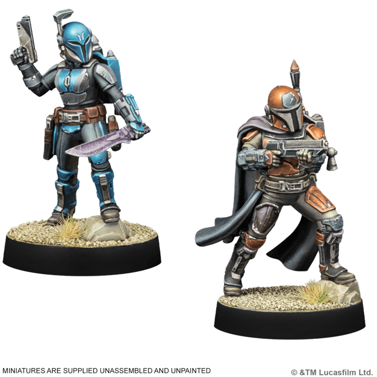 Star Wars Legión: Customizable Mandalorian Leader & Hunter