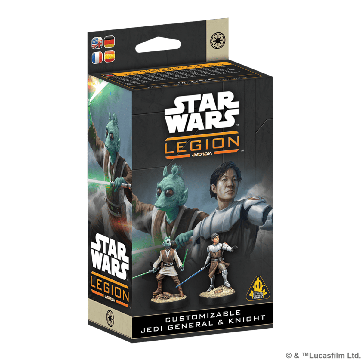 Star Wars Legión: Customizable Jedi General & Knight