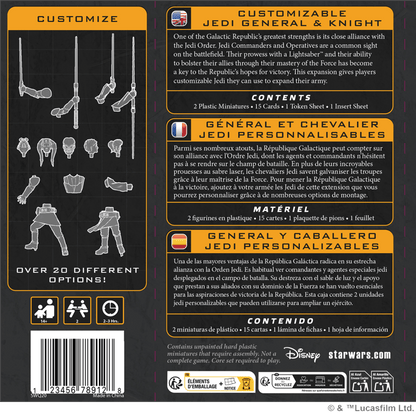 Star Wars Legión: Customizable Jedi General & Knight