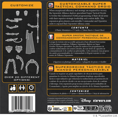 Star Wars Legión: Customizable Super Tactical Command Droid