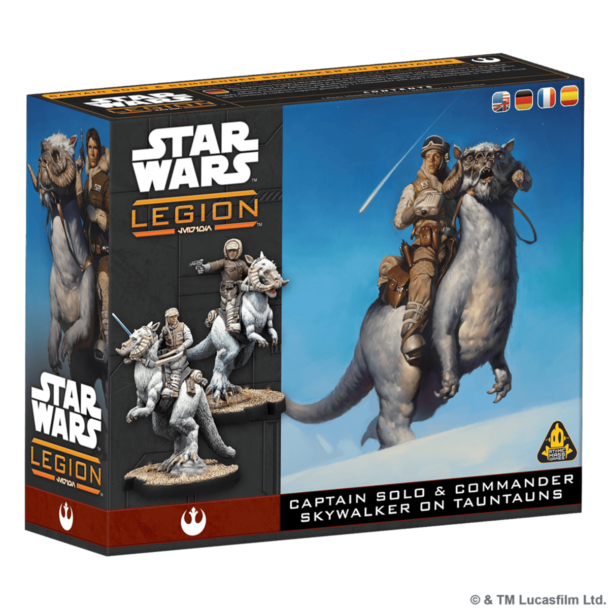 Star Wars Legión: Han Solo & Luke Skywalker on Tauntaun