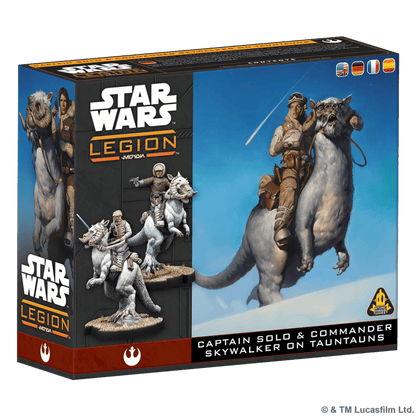 Star Wars Legión: Han Solo & Luke Skywalker on Tauntaun