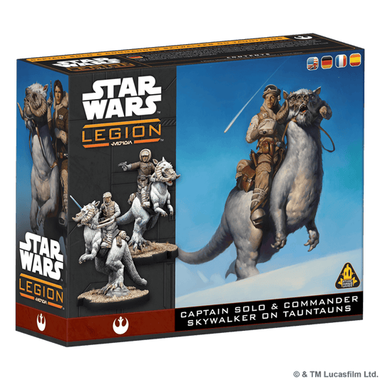 Star Wars Legión: Han Solo & Luke Skywalker on Tauntaun