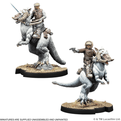 Star Wars Legión: Han Solo & Luke Skywalker on Tauntaun