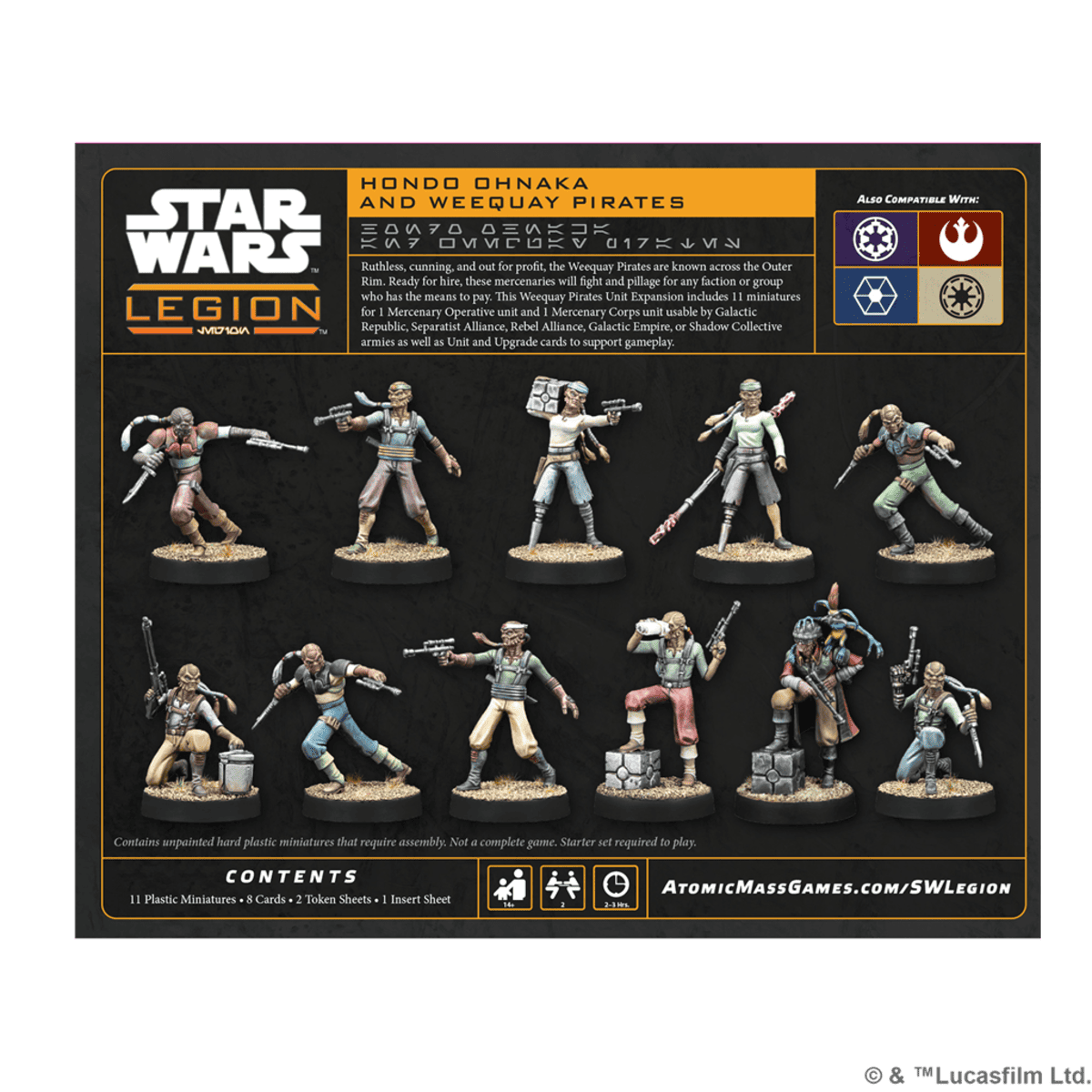 Star Wars Legión: Hondo Ohnaka & the Weequay Pirates