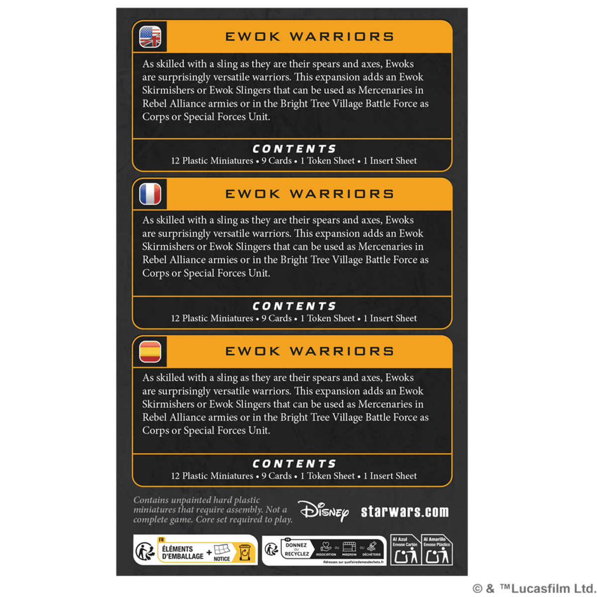 Star Wars Legión: Ewok Warriors