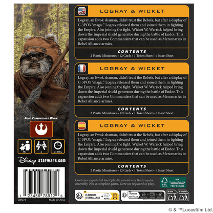 Star Wars Legión: Logray & Wicket Commander