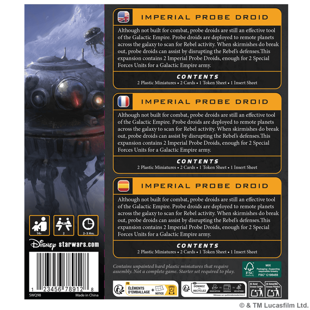 Star Wars Legión: Imperial Probe Droids