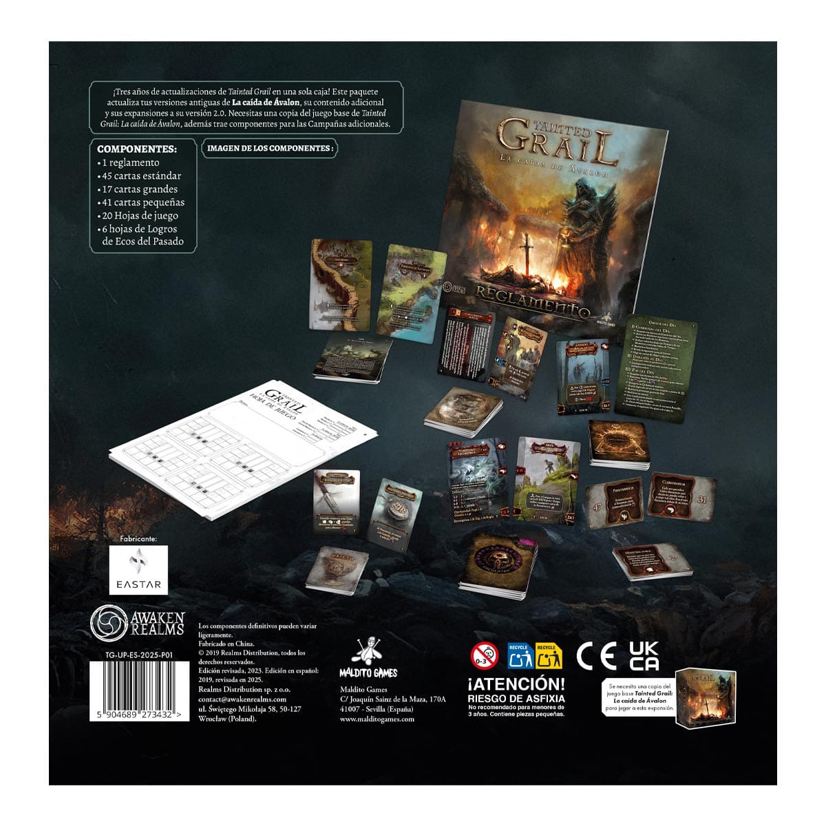 Tainted Grail: Paquete de actualización 2.0 - Juegos de Mesa - Adani Store