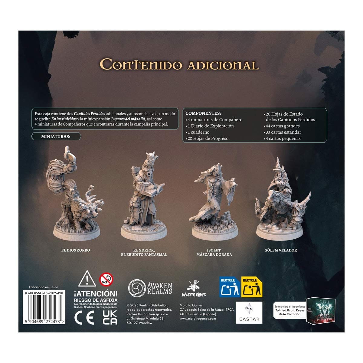 Tainted Grail: Reyes de la Perdición - Contenido adicional - Juegos de Mesa - Adani Store
