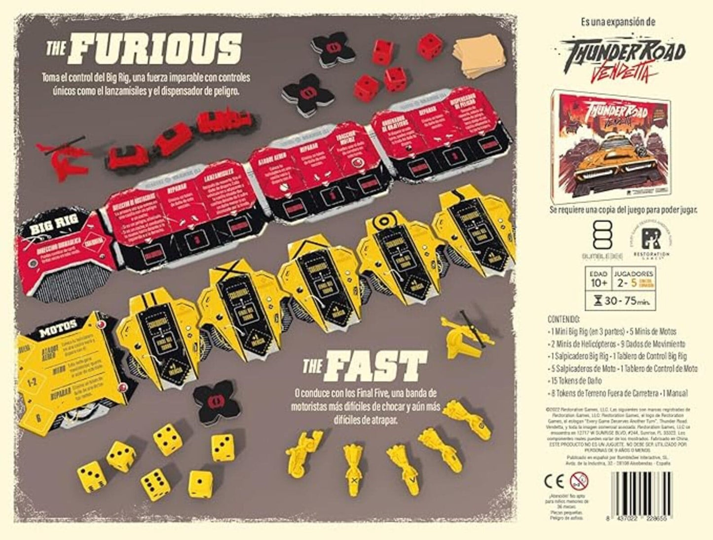 Thunder Road Vendetta: Big Rig and the Final Five - Juegos de mesa - Adani Store