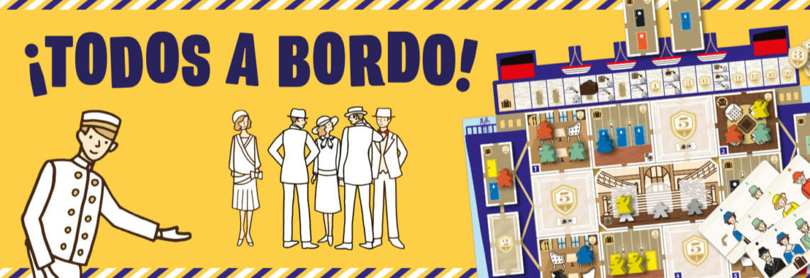 ¡Todos a bordo! novedades en juegos de mesa