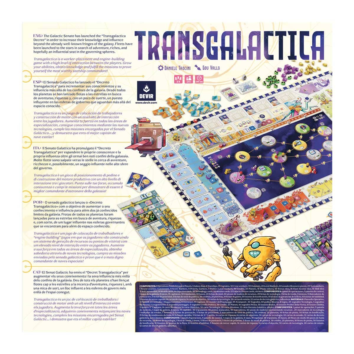 Transgalactica - Juegos de mesa - Adani Store 