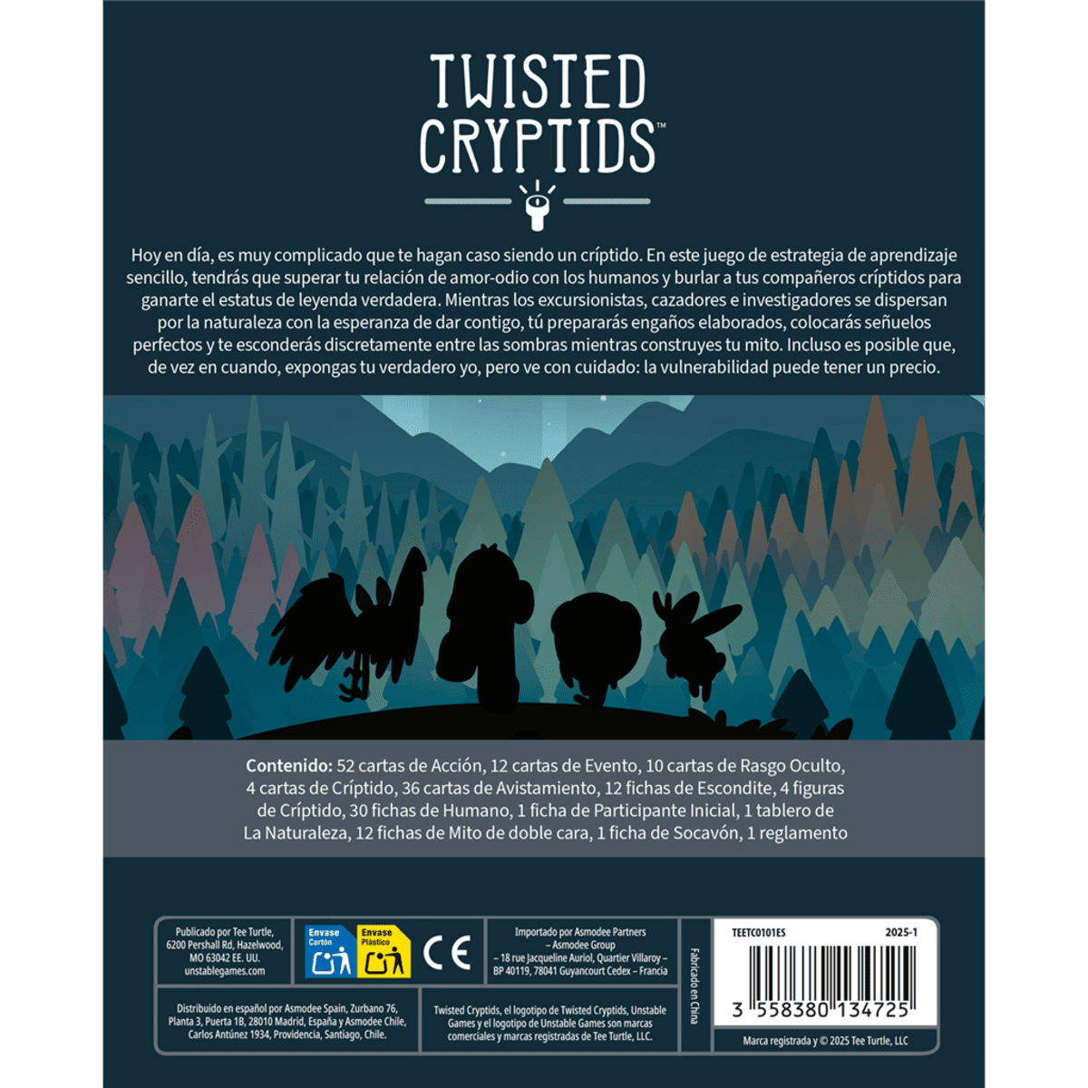 Twisted Cryptids - Juegos de mesa - Adani Store