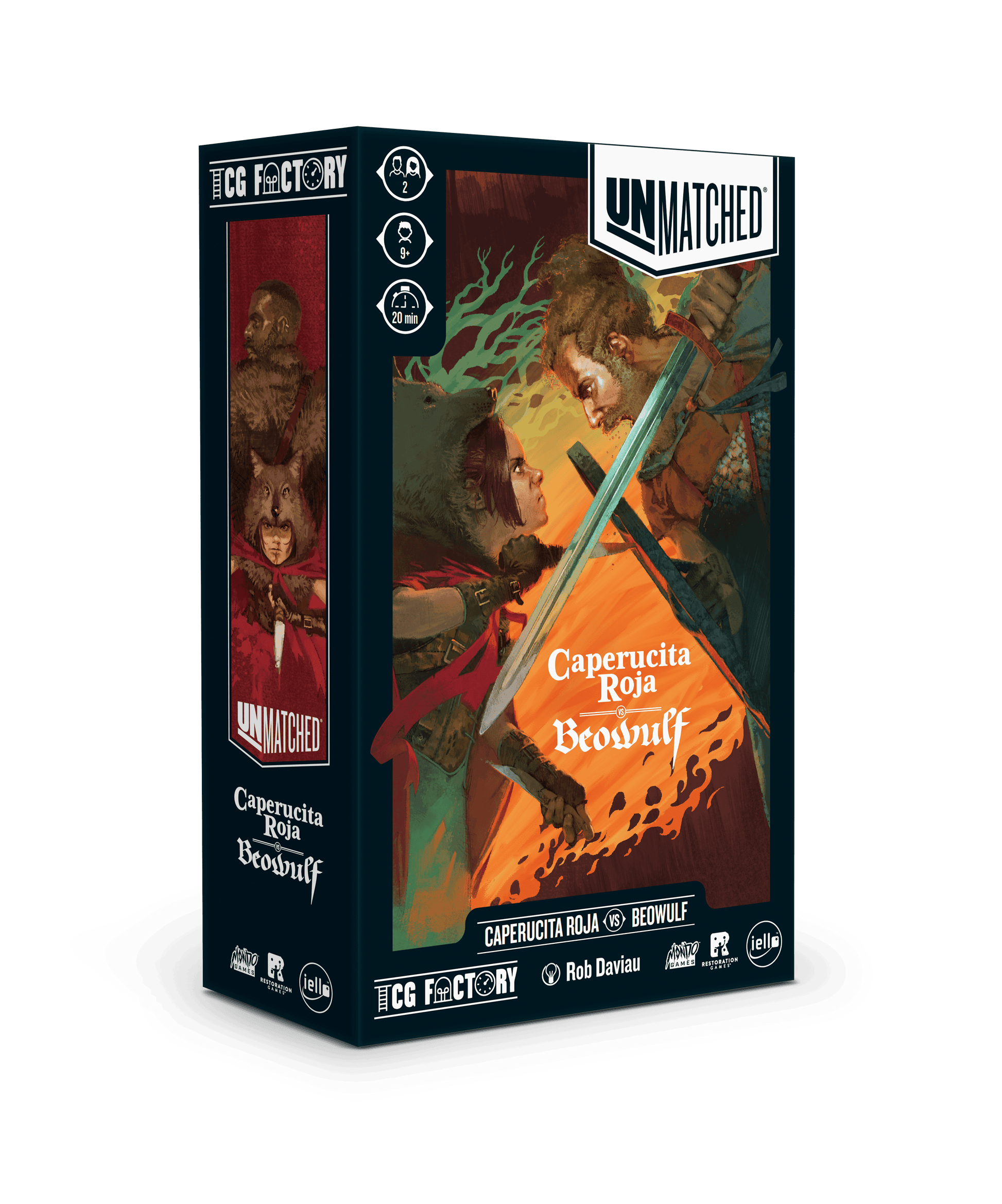 Unmatched Caperucita Roja vs Beowulf  - Juegos de mesa - Adani Store