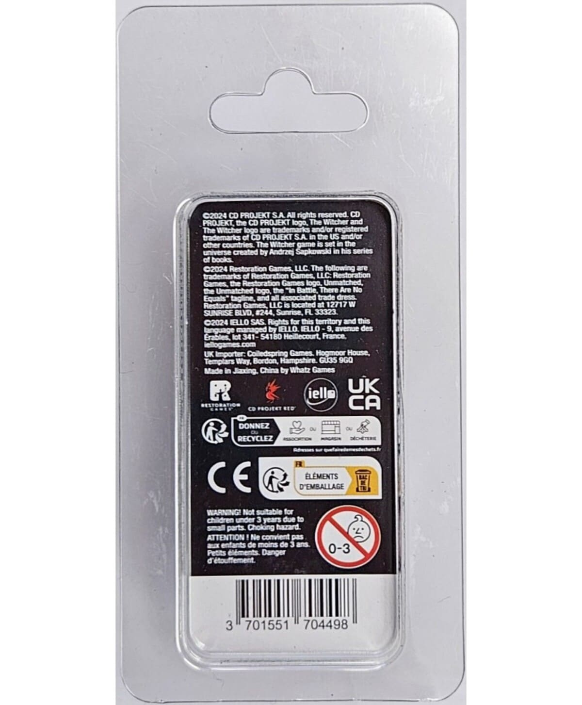 Unmatched The Witcher: Geralt in Bathtub - Juegos de mesa - Adani Store