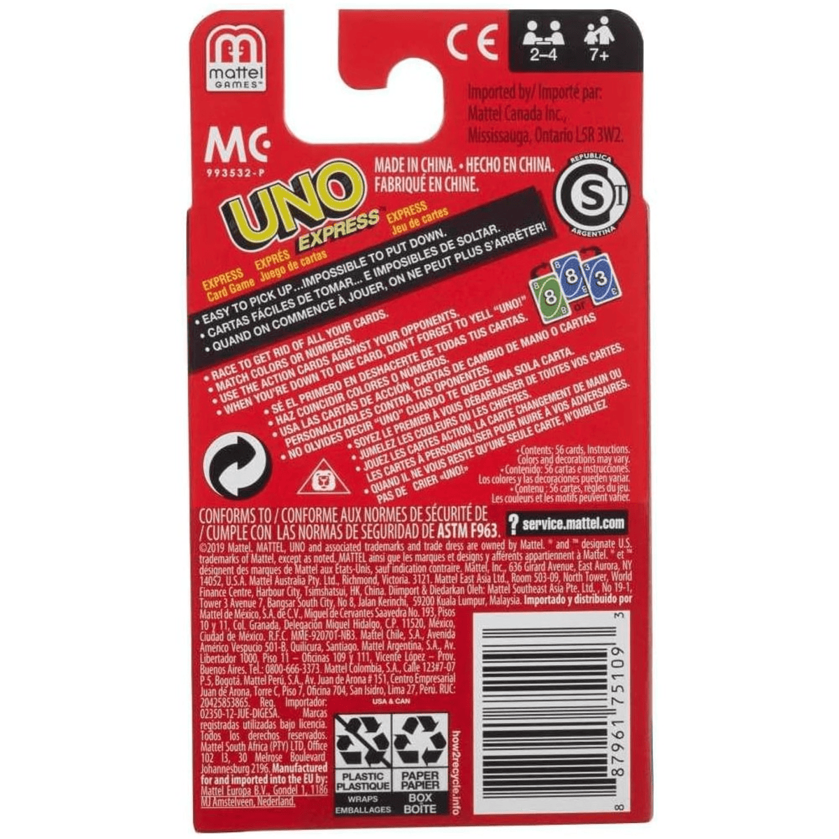 UNO Express - Juegos de mesa - Adani Store