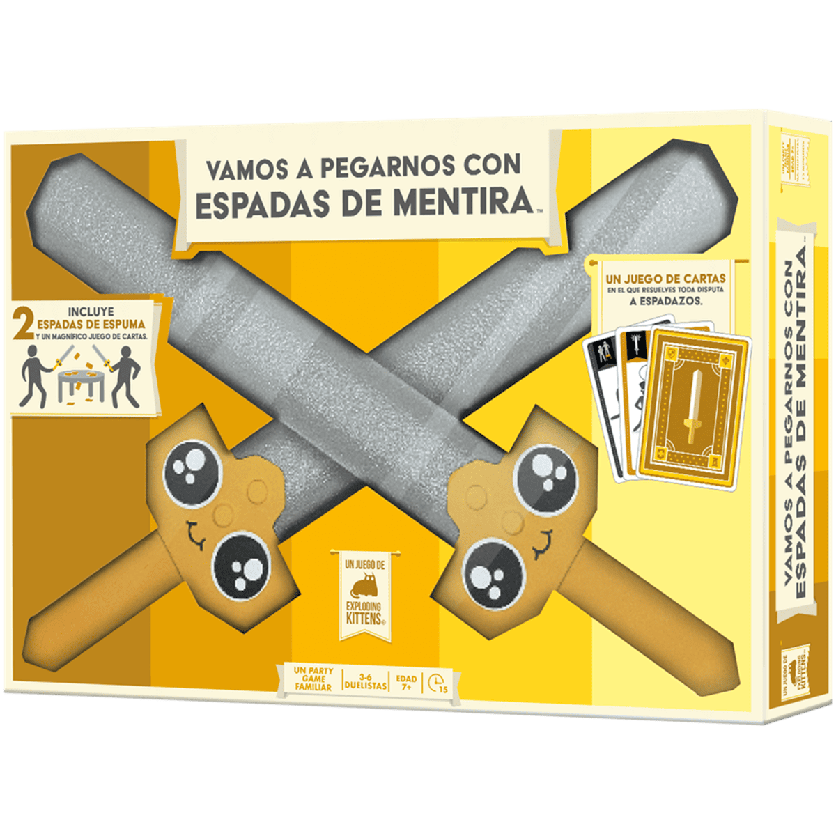 Vamos a pegarnos con espadas de mentira - Juegos de mesa - Adani Store