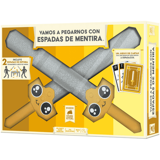 Vamos a pegarnos con espadas de mentira - Juegos de mesa - Adani Store