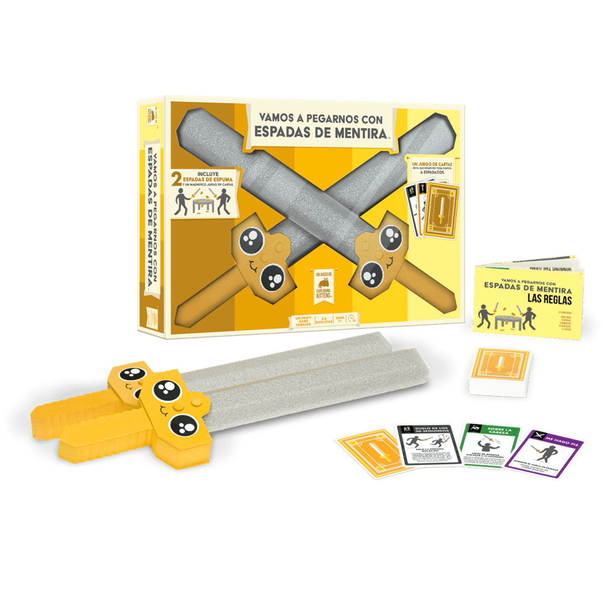 Vamos a pegarnos con espadas de mentira - Juegos de mesa - Adani Store