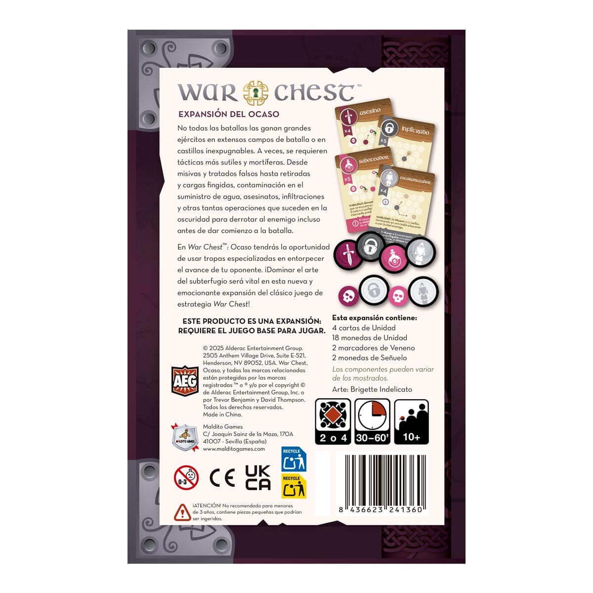 War Chest: Ocaso - Juegos de Mesa - Adani Store