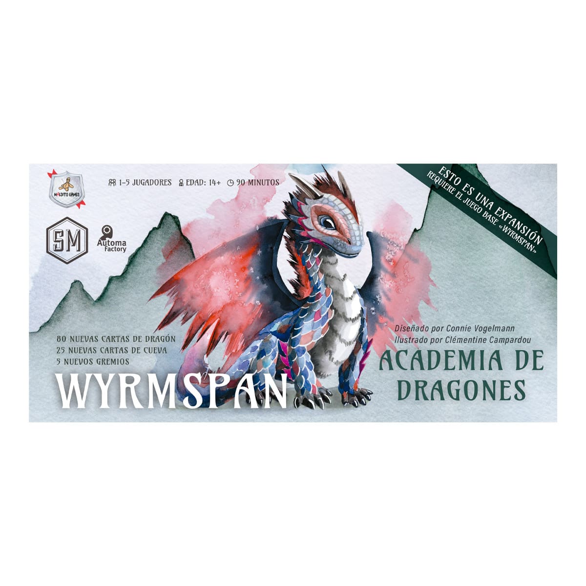 Wyrmspan: Academia de dragones - Juegos de mesa - Adani Store